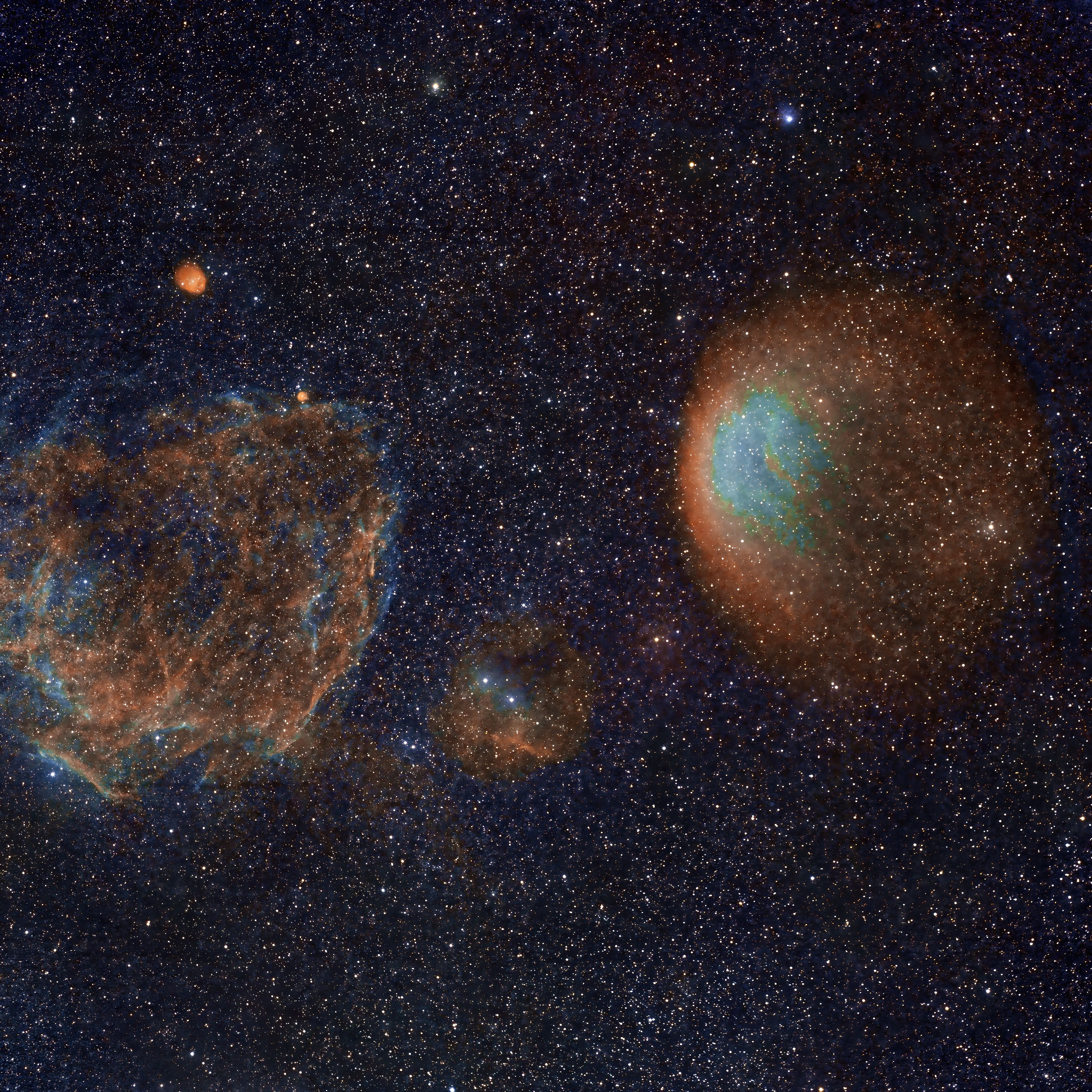 Sh2-216, 217, 219, 221, and LBN755 | Telescope Live